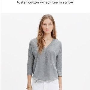 Madewell Striped Baseball-style Tee